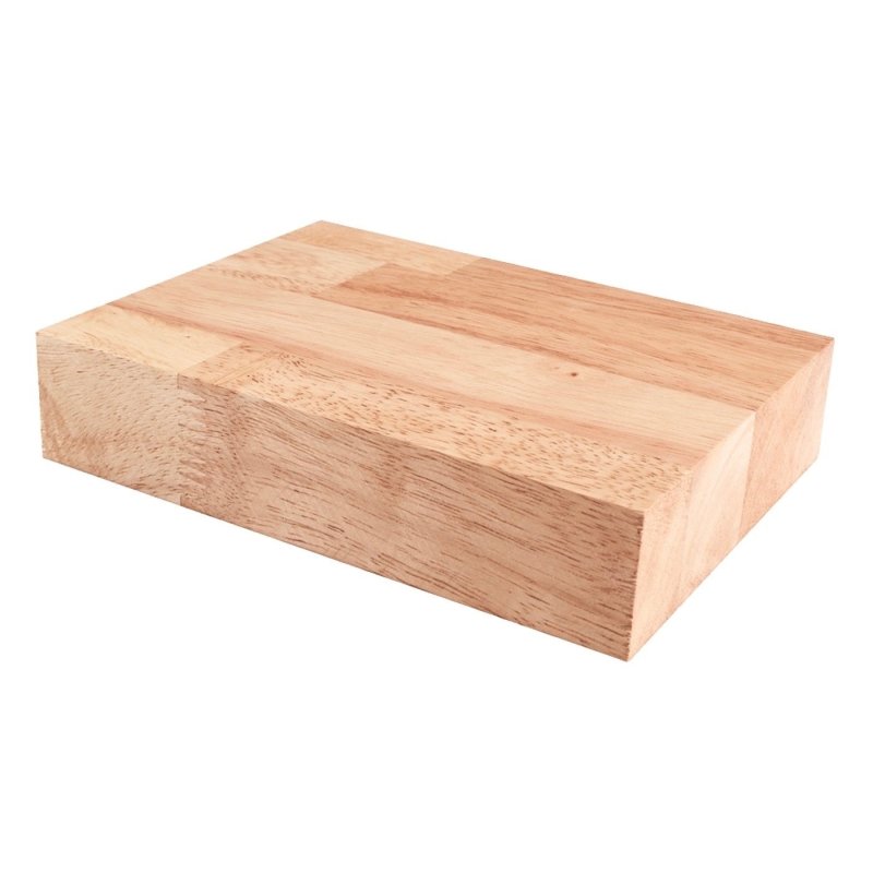 Rubberwood Paneel A/B Massief 1-Laags 30 mm 365 x 81 cm