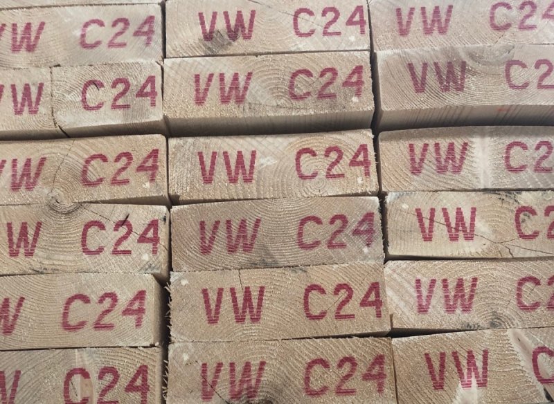 Vuren 4 ZIJDEN GESCHAAFD ronde hoeken 70 X 220 MM op 7m20 FSC®
