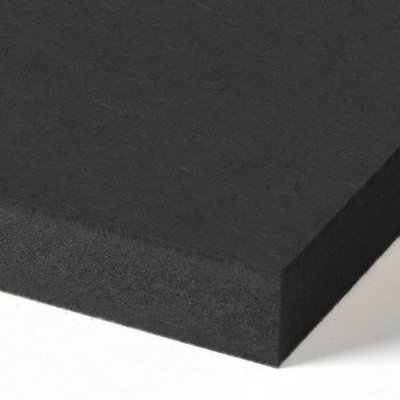 MDF 18 MM 3,05 X 1,31 M STANDAARD ZWART VOCHTWEREND (fibralux mr black)  70% PEFC WOOD BE .COC-001131