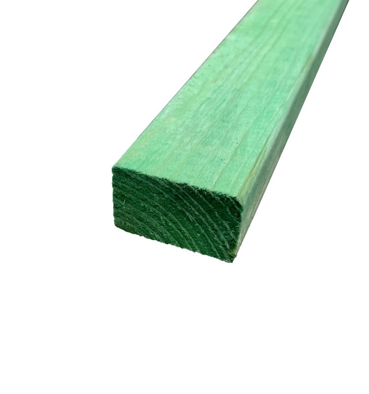 SLS GESCHAAFD 38X63 MM - GROEN GEDRENKT