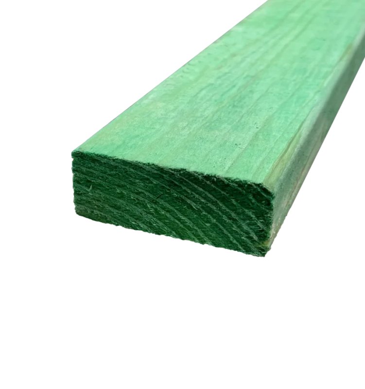 SLS GESCHAAFD 38X89 MM - GROEN GEDRENKT