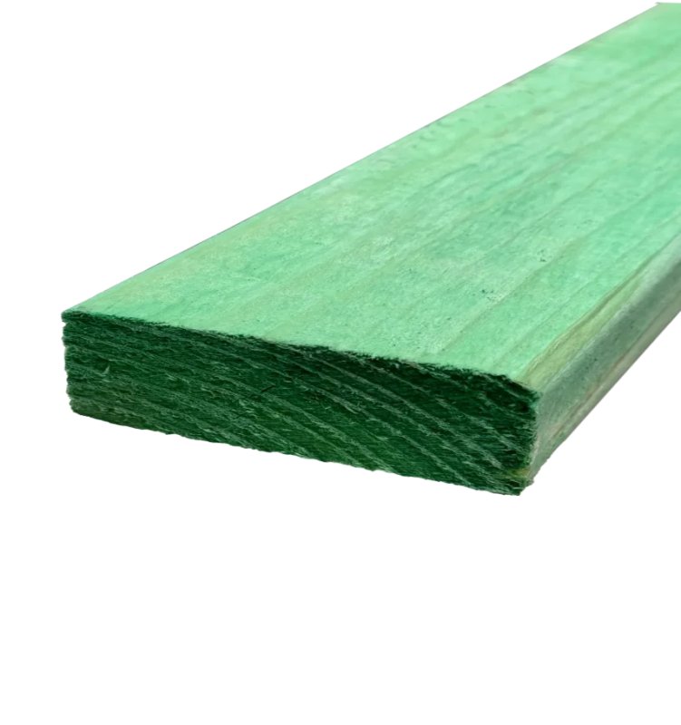 SLS GESCHAAFD 38X140 MM - GROEN GEDRENKT