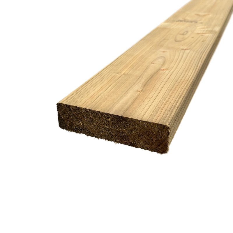 SLS GESCHAAFD 38X140 MM - GROEN GEIMPREGNEERD