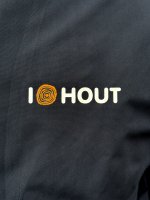 REGENJAS I LOVE HOUT NAVY