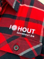 HOUTHAKKERSHEMD I LOVE HOUT
