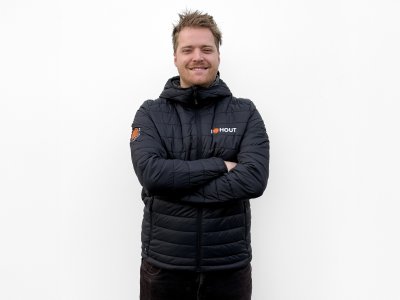 WINTERJAS I LOVE HOUT zwart