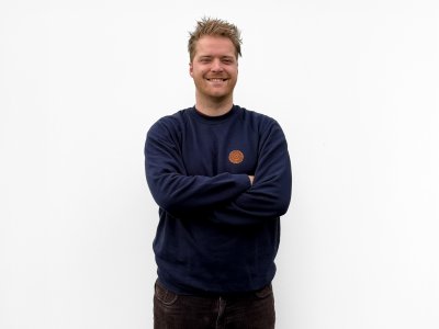 SWEATER I LOVE HOUT NAVY