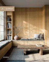 QUERKUS OAK NATURA ADAGIO (KWARTIER) FLEXFINEER -PLAIN - 3050/1240 - 0.6MM ( Q-FLEX-01)