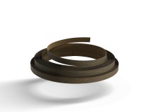 QUERKUS KANTFINEER ESPRESSO 0.6/24MM  100 LOPENDE METER/ROL  ZONDER LIJM   Q-ED24-P-06-15