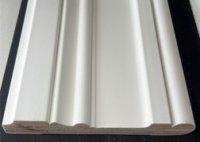 Deurlijst  massief verlijmd Manoir voorgeverfd 20x120mm  per set van 5st - 2.75m