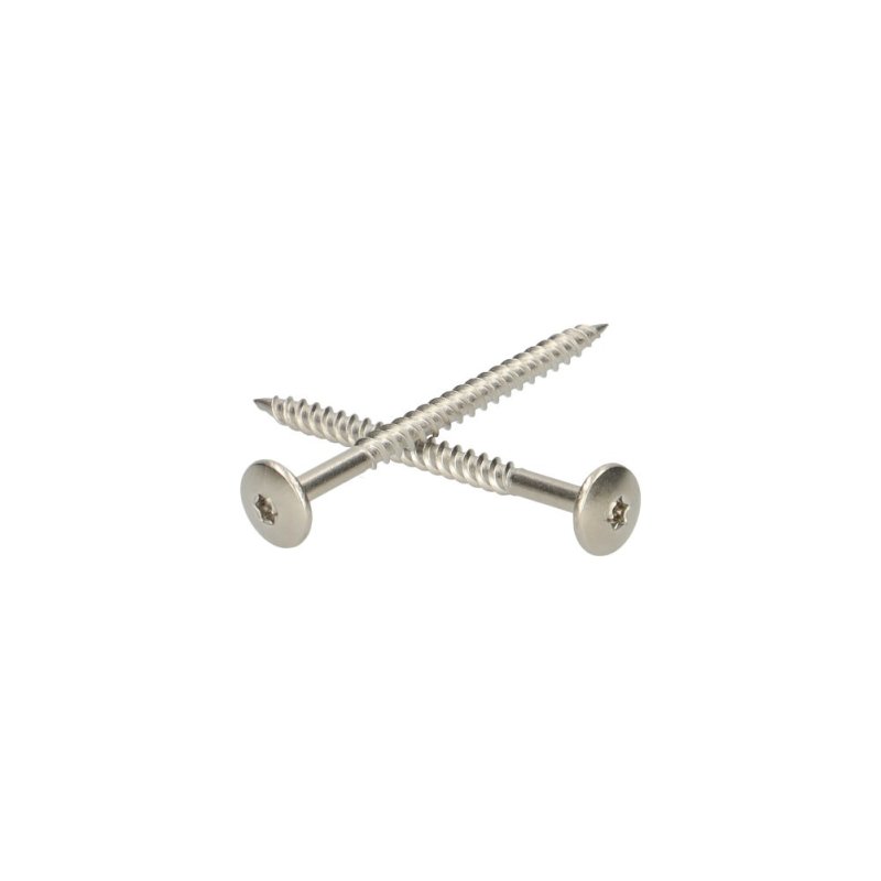 VOLKERN SCHROEF WIT RAL 9010 - 4,8*38MM - 100 STUKS/DOOS
