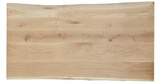 Massief Eiken Tafelblad Rustiek C Boomkant 1400 x 800 x 40 mm