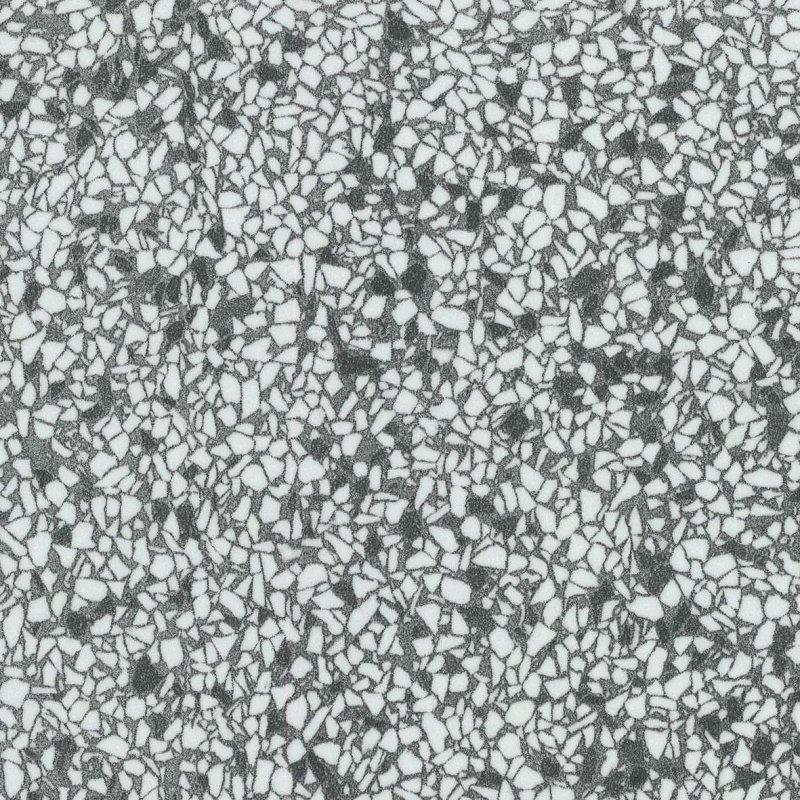 DUROPAL WERKBLAD QUADRA P2 410X60CM S68039 MS Terrazzo Classico zwart 1 ZIJDE AFGEROND
