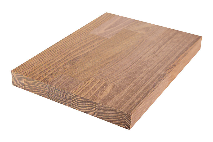 WERKBLAD MASSIEF AKAZIA GESTOOMD A/B 27 MM GELAMELLEERD EN GEVINGERLAST 4200 x 1200 MM