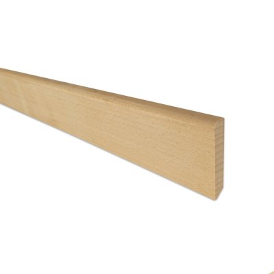 Plint beuk 12 x 68 mm - PER STUK