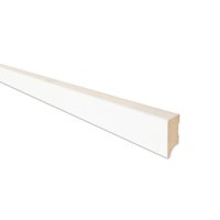 PLINT MDF 15x40 VOORGEVERFD LENGTE 2.44M - PER 6 STUKS PLINT MDF 15x40 VOORGEVERFD LENGTE 2.44M - PER 6 STUKS