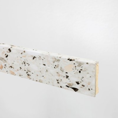 Floorify standaard plint voor tegel Terrazzo F024, 10 x 61 x 2000 mm