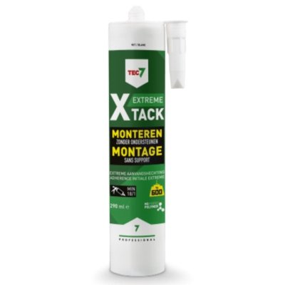X-TACK7 MONTAGELIJM ZWART 290 ml