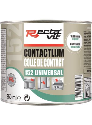 RECTAVIT 152 UNIVERSAL - VLOEIBARE CONTACTLIJM - 250 ML