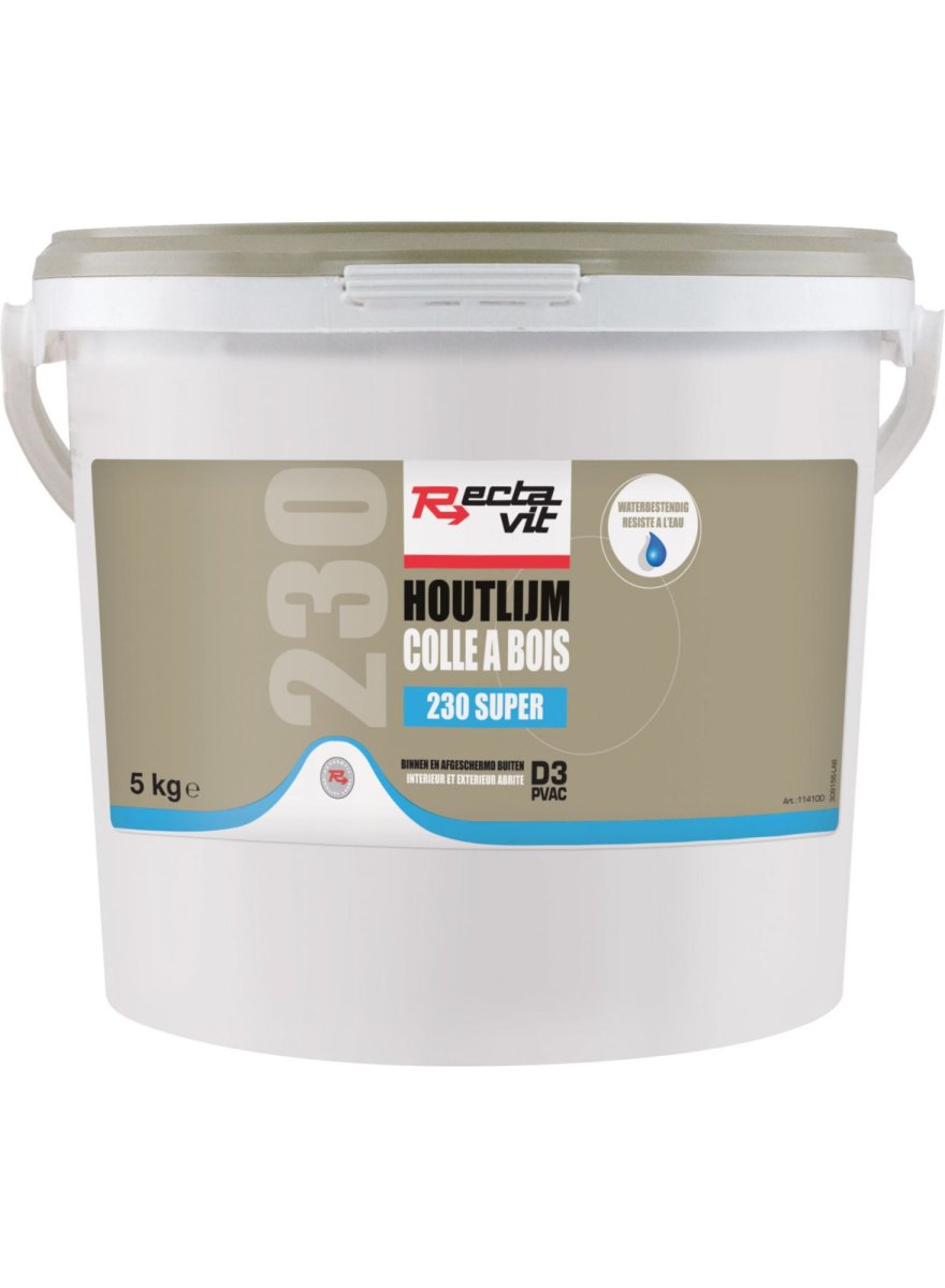 Tien Welke religie RECTAVIT 230 HOUTLIJM D3 - 5 KG