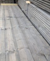NIEUW STEIGERPLANK OLD GREY 30 x 195 x 5000 (UITLOPEND OP=OP) NIEUW STEIGERPLANK OLD GREY 30 x 195 x 5000 (UITLOPEND OP=OP)