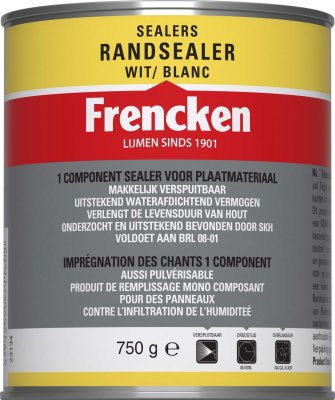 FRENCKEN RANDSEALER WIT 750G