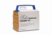 Rubio Monocoat Scrubby set Beige (Padhouder + 5 pads)