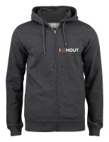 HOODIE I LOVE HOUT DONKERGRIJS S HOODIE I LOVE HOUT DONKERGRIJS S