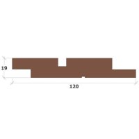 KEBONY 19 x 120 x 3000 MM RADIATA GEVEL SHIPLAP FSC®