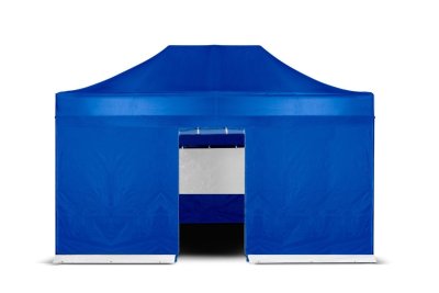 GO-WORK ZIJWAND INGANG 4,5M BLAUW