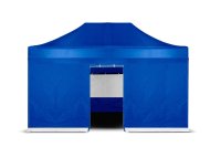 GO-WORK ZIJWAND INGANG 4,5M BLAUW