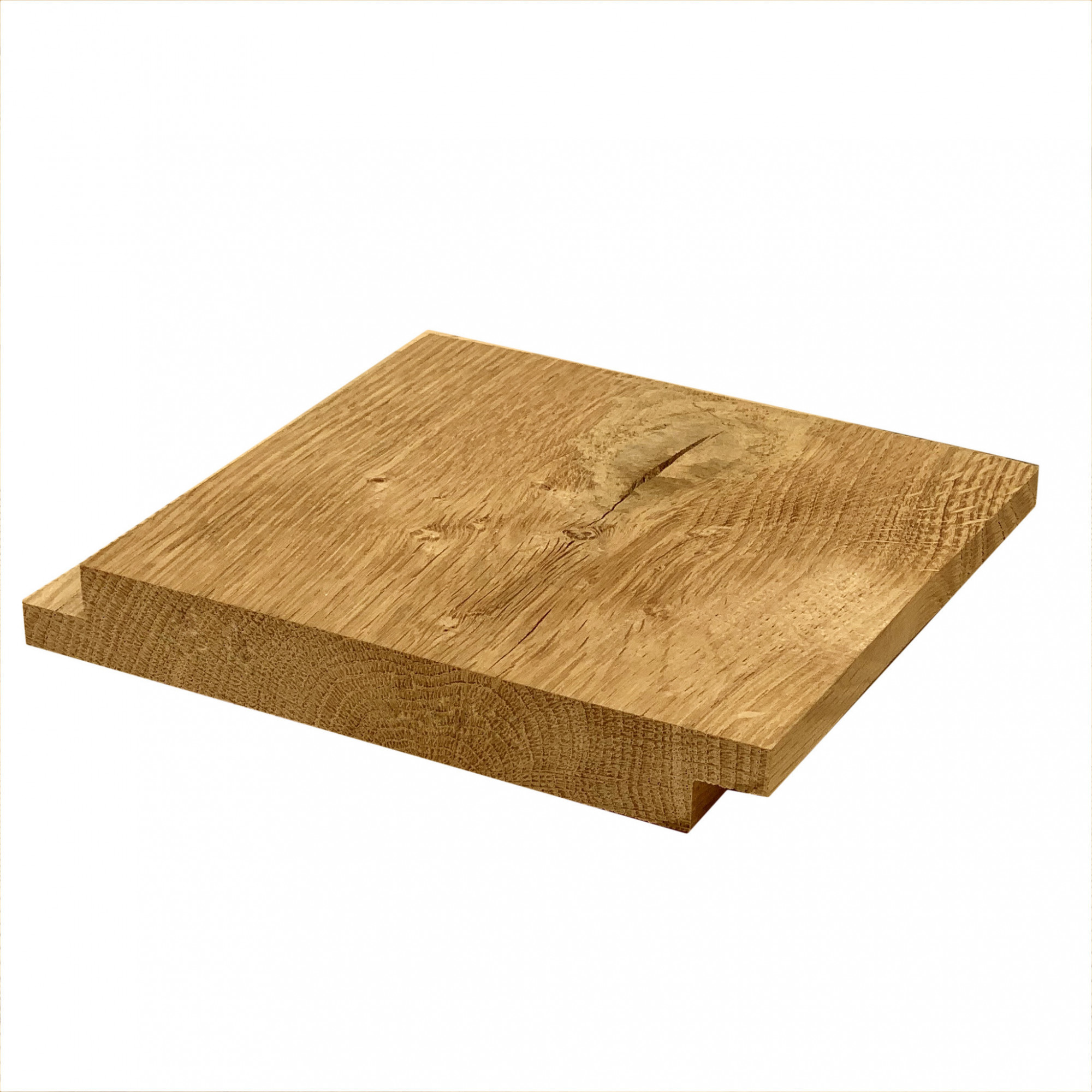 OVERLAP S4 EIK RUST 20 X 155 MM (steeds geleverd in lengtes tussen 1.50-2.50m)