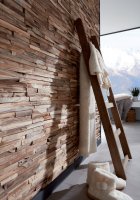 TEAK 3D WANDBEKLEDING NATUUR ELEGANCE - 10-20x200x500MM (1M²/PAK)