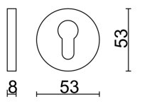 HDD CYLINDERPLAATJE ROND ZWART