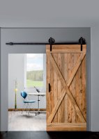 BARNDOOR FSC® SET SCHUIFDEUR TEAK NATURAL 