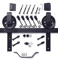 BARNDOOR FSC® SET SCHUIFDEUR TEAK CHARRED