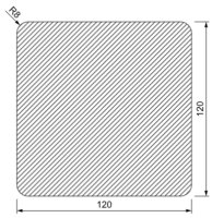 TUINPAAL GEIMPREGN. 120X120MM