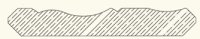 KROONLIJST MERANTI 31x210 MM - MODEL 3