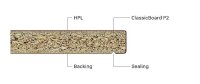 DUROPAL WERKBLAD QUADRA P2 410X60CM U11026 SD Wit 1 ZIJDE AFGEROND