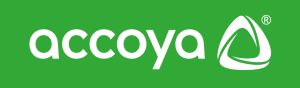 Accoya_centred logo_WHITE ON GREEN_RGB copy