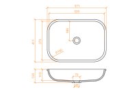 BETACRYL LAVABO BB R 5337 CLASSIC WHITE