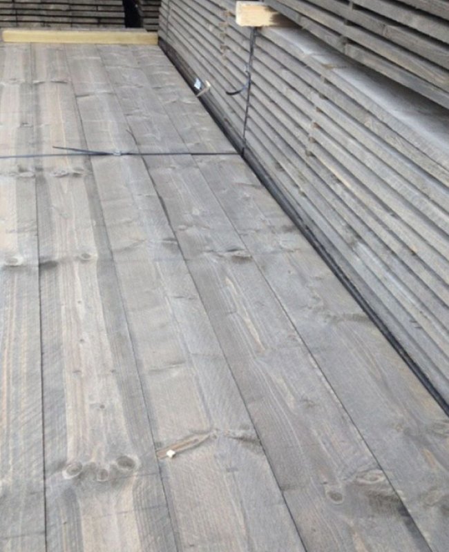 NIEUW STEIGERPLANK OLD GREY 30 x 200 x 4500 MM