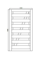 ECO DEUR GEIMPREGNEERD 1.00 X 1.80 M - Excl. beslag