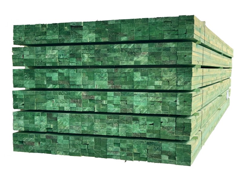 PANLAT 30x50 MM - GROEN GEDRENKT (8st/pak)