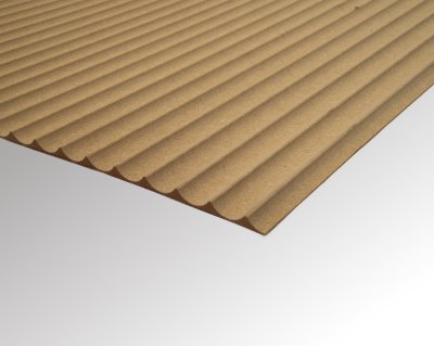FLEX 4 DESIGN WAVE P17 MET MDF BRUT 3000x1200x5,6MM 